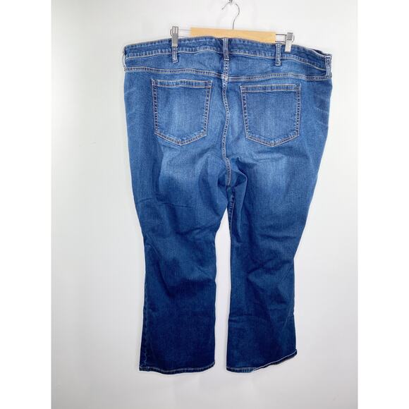 Torrid Slim Boot Dark Wash Blue Cotton Blend Denim Jeans Women's Size 26 Short - Picture 2 of 10